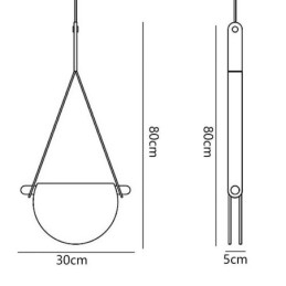 Taklampa Modern Minimalistisk Bälte Glas Taklampa