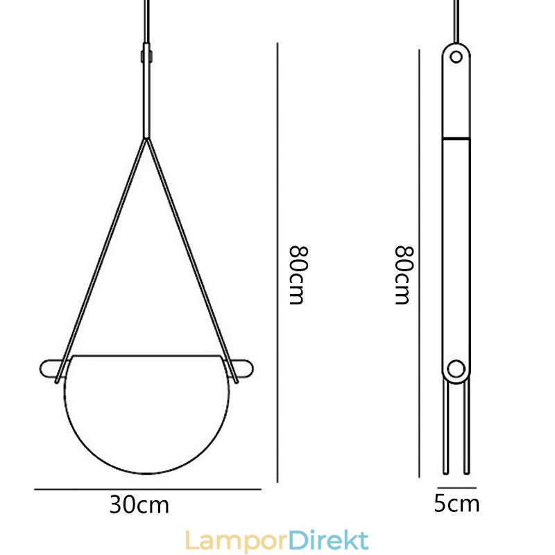 Taklampa Modern Minimalistisk Bälte Glas Taklampa