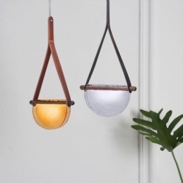 Taklampa Modern Minimalistisk Bälte Glas Taklampa