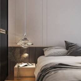 Taklampa Modern Minimalistisk Smidesjärn Lava Glas Taklampa