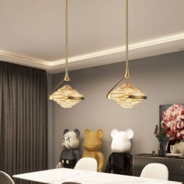Taklampa Modern Minimalistisk Smidesjärn Lava Glas Taklampa