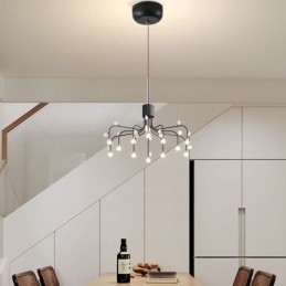 Taklampa Nordic Creative Naturlig Vit Taklampa 14 Lampor