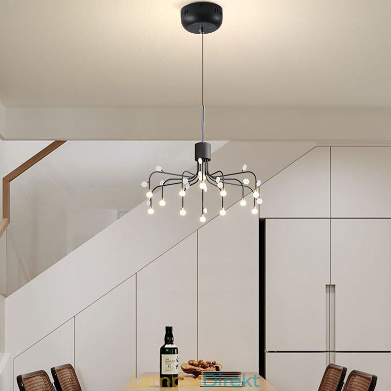 Taklampa Nordic Creative Naturlig Vit Taklampa 14 Lampor