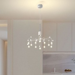 Taklampa Nordic Creative Naturlig Vit Taklampa 14 Lampor