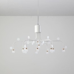 Taklampa Nordic Creative Naturlig Vit Taklampa 14 Lampor
