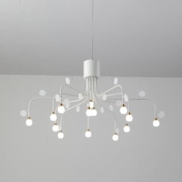 Taklampa Nordic Creative Naturlig Vit Taklampa 14 Lampor