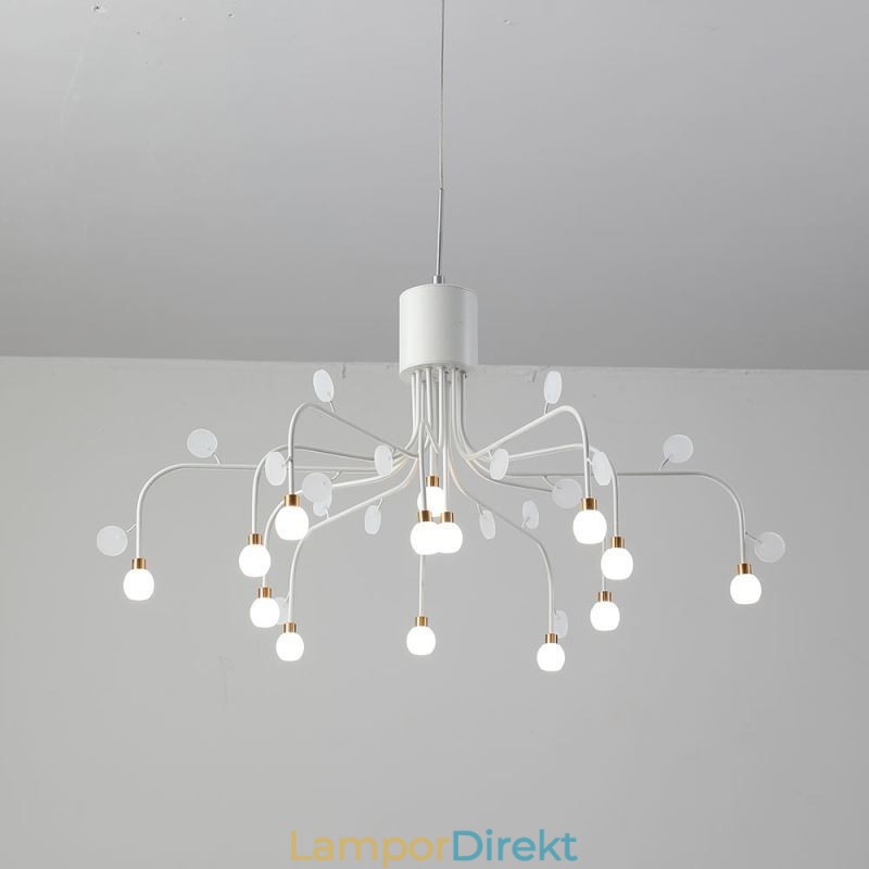 Taklampa Nordic Creative Naturlig Vit Taklampa 14 Lampor