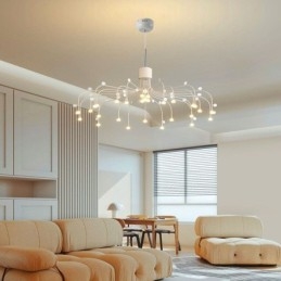 Taklampa Nordic Creative Natural White Ceiling Light 30 Lights