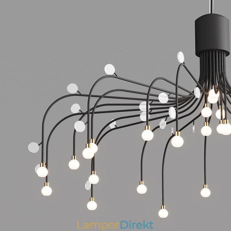 Taklampa Nordic Creative Natural White Ceiling Light 30 Lights