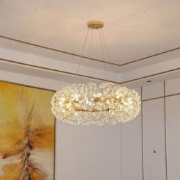 Taklampa Modern Minimalistisk Smidesjärn Cirkulär Solblomma Taklampa