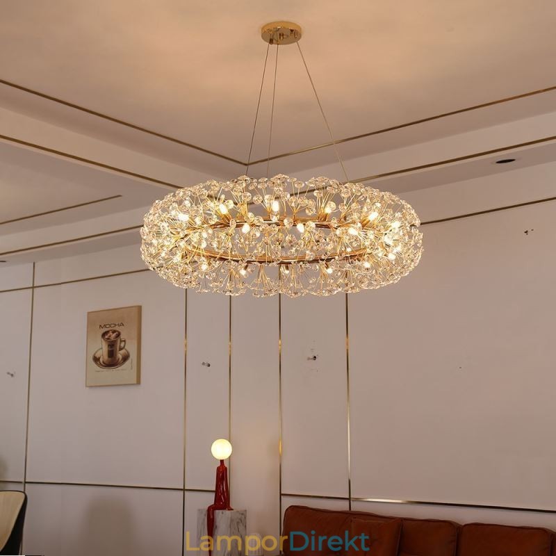 Taklampa Modern Minimalistisk Smidesjärn Cirkulär Solblomma Taklampa