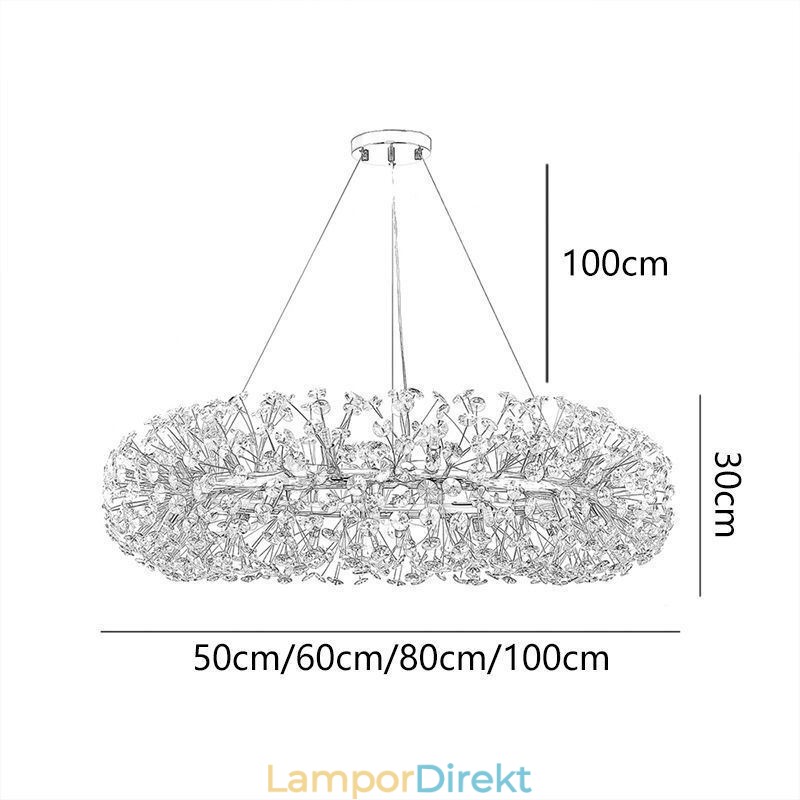 Taklampa Modern Minimalistisk Smidesjärn Cirkulär Solblomma Taklampa