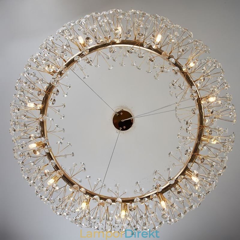 Taklampa Modern Minimalistisk Smidesjärn Cirkulär Solblomma Taklampa