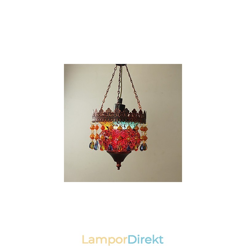 Julkort Lnternet Cafe Retro Art Chandelier Industrial Garden