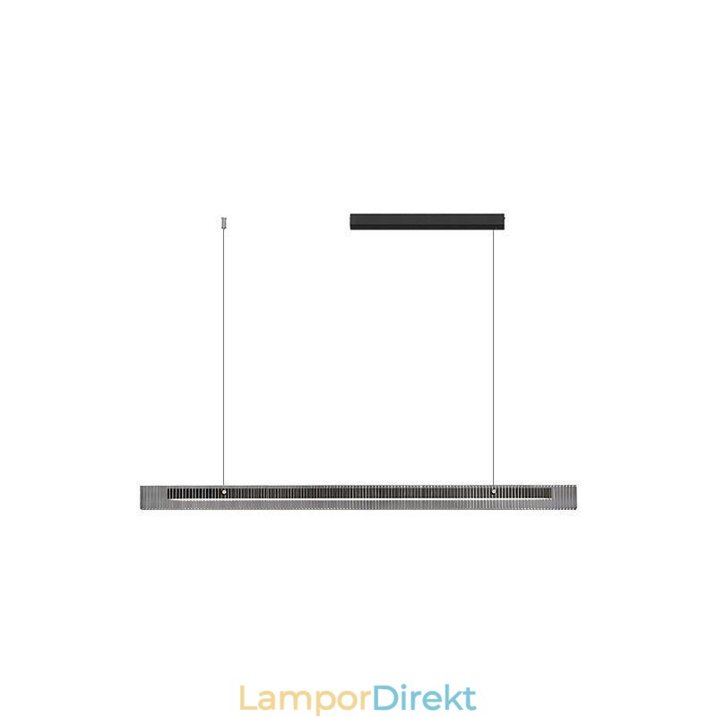 Pendellampa 100Cm Glastaklampa Steglös Dimbar Med Fjärrkontroll