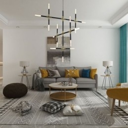 Pendelljus Splicing Varmvit Creative Ceiling Light Diy Combination Lamp