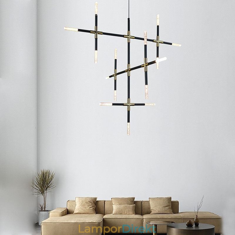 Pendelljus Splicing Varmvit Creative Ceiling Light Diy Combination Lamp