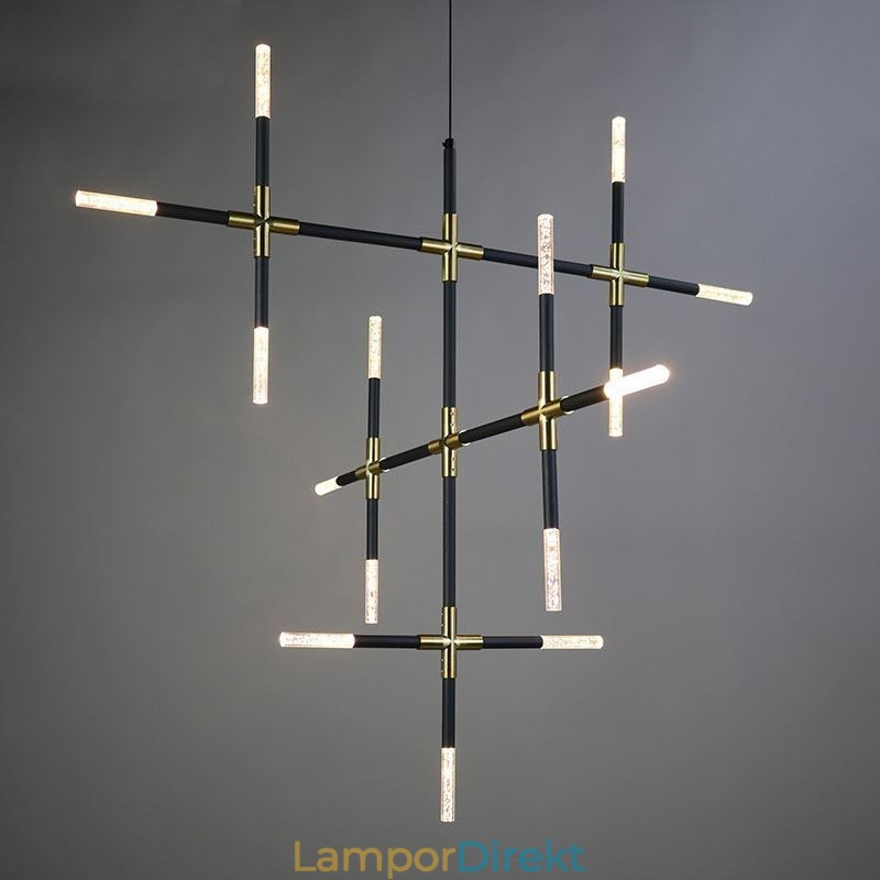 Pendelljus Splicing Varmvit Creative Ceiling Light Diy Combination Lamp