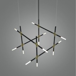 Pendelljus Splicing Varmvit Creative Ceiling Light Diy Combination Lamp