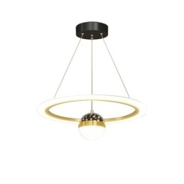 Taklampa Minimalistisk Smidesjärn Akryl Star Ring Taklampa