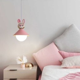 Taklampa Modern Minimalist G9 Smidesjärn Kanin Kalv Resin Taklampa