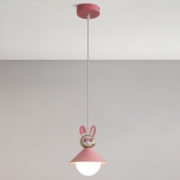 Taklampa Modern Minimalist G9 Smidesjärn Kanin Kalv Resin Taklampa