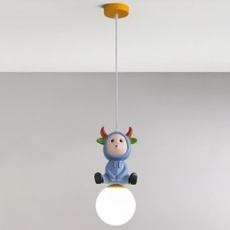 Taklampa Modern Minimalist G9 Smidesjärn Kanin Kalv Resin Taklampa