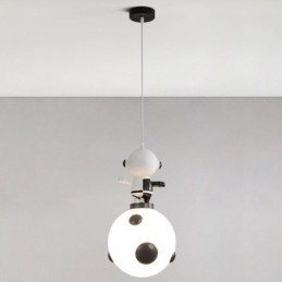 Minimalistisk Taklampa Smidesjärn Månlandning Liten Taklampa