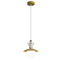 Modern Taklampa Enkel G9 Smidesjärn Harts Snowman Taklampa