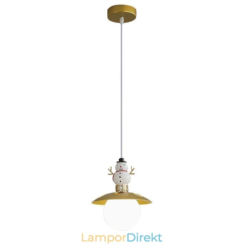 Modern Taklampa Enkel G9 Smidesjärn Harts Snowman Taklampa
