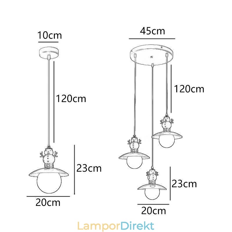 Modern Taklampa Enkel G9 Smidesjärn Harts Snowman Taklampa