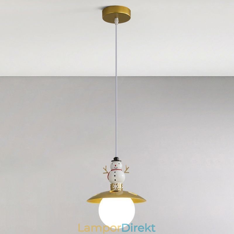 Modern Taklampa Enkel G9 Smidesjärn Harts Snowman Taklampa