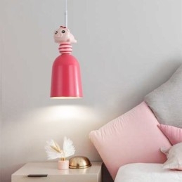Modern Taklampa Smidesjärn Rosa Harts Piggy Taklampa