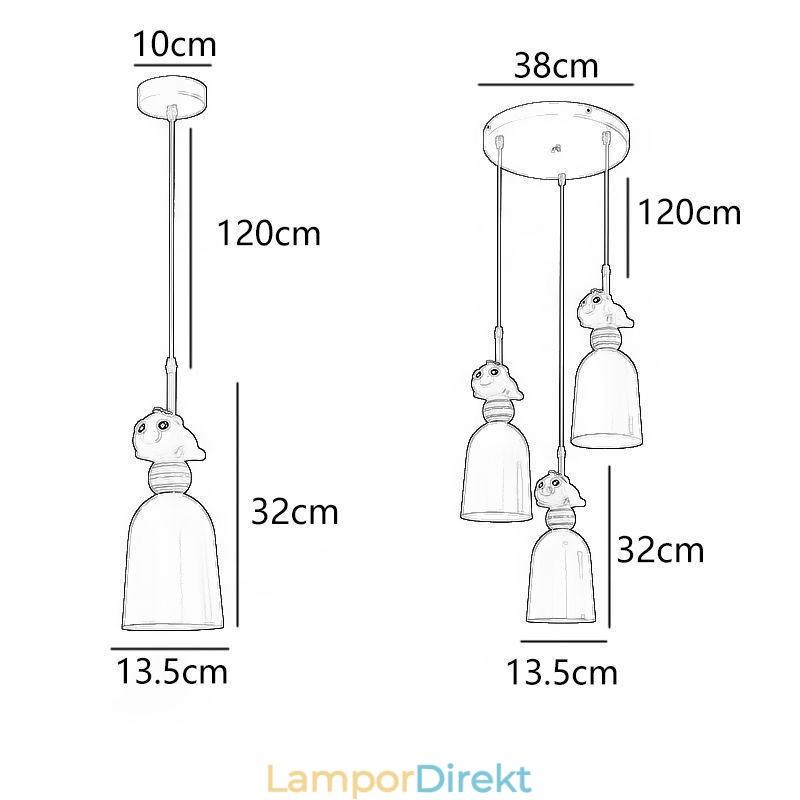 Modern Taklampa Smidesjärn Rosa Harts Piggy Taklampa