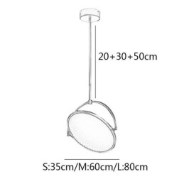 Nordic Pendellampa Creative Smidesjärn Taklampa