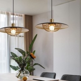 Nordic Pendellampa Creative Smidesjärn Disc Taklampa