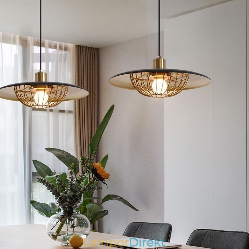 Nordic Pendellampa Creative Smidesjärn Disc Taklampa