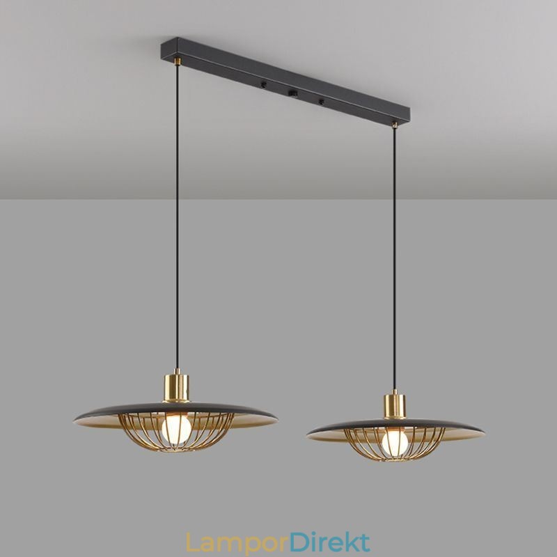 Nordic Pendellampa Creative Smidesjärn Disc Taklampa