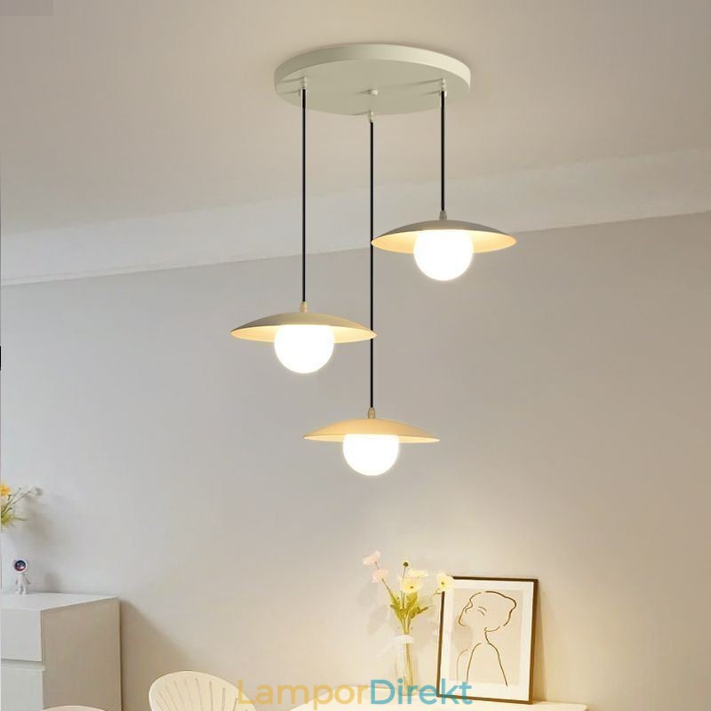 Nordic Pendel Creative Smidesjärn G9 Disc Taklampa