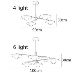 Nordic Pendellampa Creative G9 Smidesjärnsskiva Taklampa