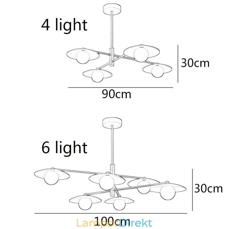 Nordic Pendellampa Creative G9 Smidesjärnsskiva Taklampa