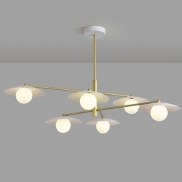 Nordic Pendellampa Creative G9 Smidesjärnsskiva Taklampa