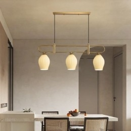 Nordic Pendel Light Smidesjärn Creative Stamen Taklampa