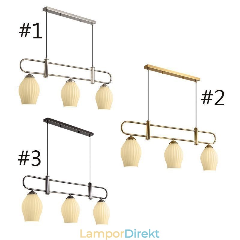 Nordic Pendel Light Smidesjärn Creative Stamen Taklampa