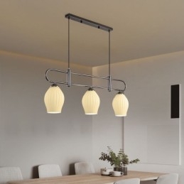 Nordic Pendel Light Smidesjärn Creative Stamen Taklampa