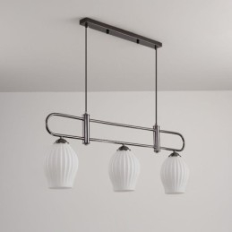 Nordic Pendel Light Smidesjärn Creative Stamen Taklampa