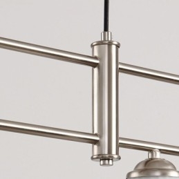 Nordic Pendel Light Smidesjärn Creative Stamen Taklampa