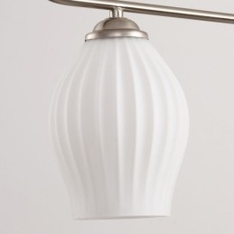 Nordic Pendel Light Smidesjärn Creative Stamen Taklampa