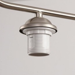 Nordic Pendel Light Smidesjärn Creative Stamen Taklampa