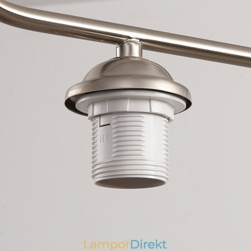 Nordic Pendel Light Smidesjärn Creative Stamen Taklampa